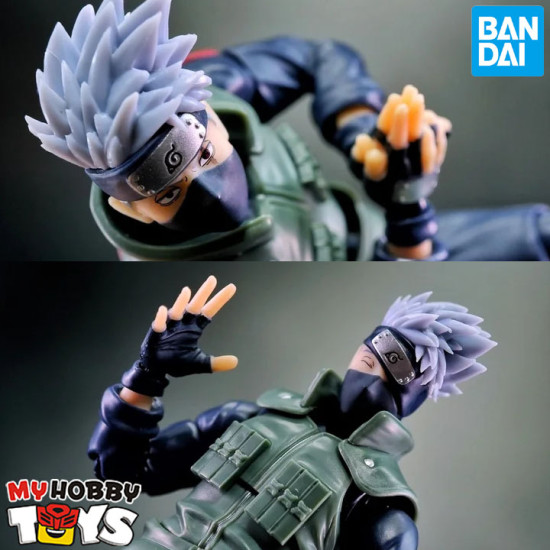 Bandai S.H.Figuarts Naruto Shippuden - SHF Kakashi Hatake ( The famed Sharingan Hero ) 6.3 inch Action Figure