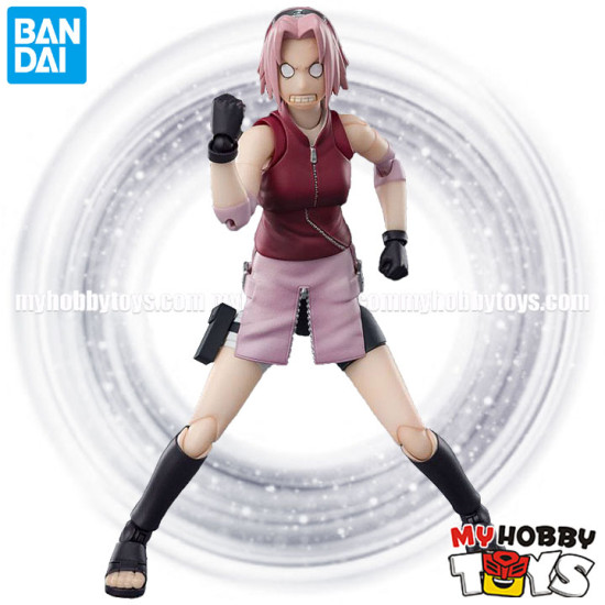 Bandai S.H.Figuarts Naruto Shippuden - SHF Sakura Haruno ( Inheritor of Tsunade's Indominable Will ) 5.4 inch Action Figure