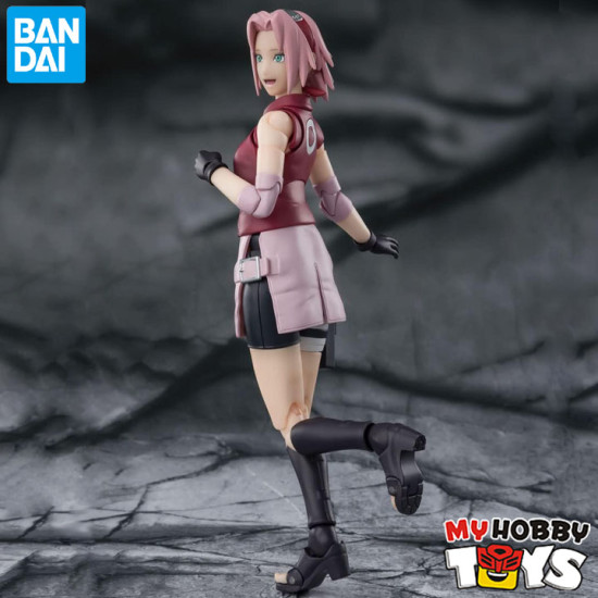 Bandai S.H.Figuarts Naruto Shippuden - SHF Sakura Haruno ( Inheritor of Tsunade's Indominable Will ) 5.4 inch Action Figure