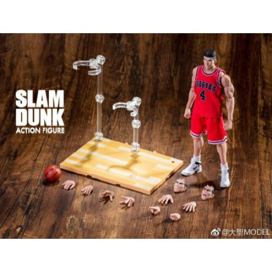 Dasin Model Slam Dunk Basketball Action Figure - Shohoku No.4 Takenori Akagi