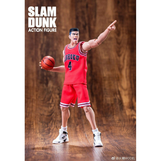 Dasin Model Slam Dunk Basketball Action Figure - Shohoku No.4 Takenori Akagi