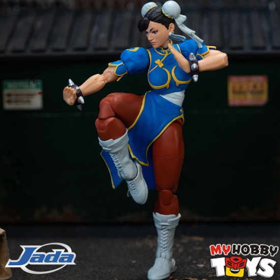 Jada Toys Ultra Street Fighter II Action Figures - Chun-Li The Final Challengers 1/12 Scale Figure