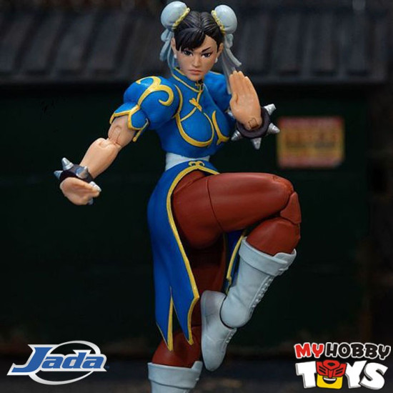 Jada Toys Ultra Street Fighter II Action Figures - Chun-Li The Final Challengers 1/12 Scale Figure