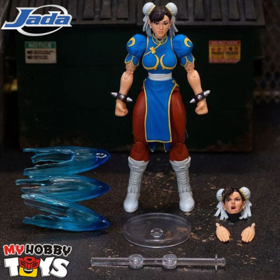 Jada Toys Ultra Street Fighter II Action Figures - Chun-Li The Final Challengers 1/12 Scale Figure