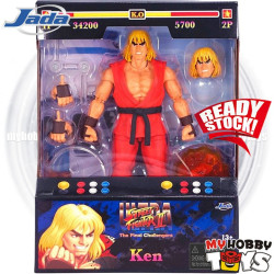 Jada Toys Ultra Street Fighter II Action Figures - Ken The Final Challengers 1/12 Scale Figure