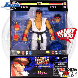 Jada Toys Ultra Street Fighter II Action Figures - Scale Ryu The Final Challengers 1/12 Figure