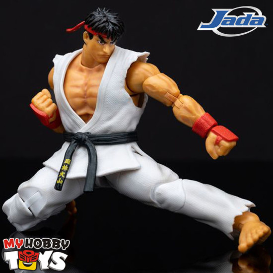 Jada Toys Ultra Street Fighter II Action Figures - Scale Ryu The Final Challengers 1/12 Figure