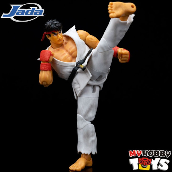 Jada Toys Ultra Street Fighter II Action Figures - Scale Ryu The Final Challengers 1/12 Figure