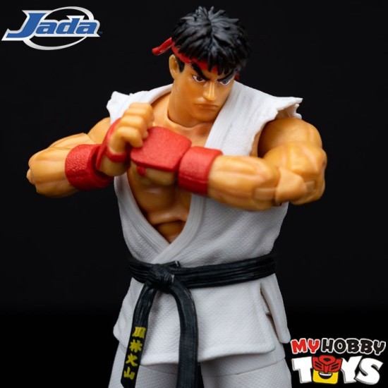 Jada Toys Ultra Street Fighter II Action Figures - Scale Ryu The Final Challengers 1/12 Figure