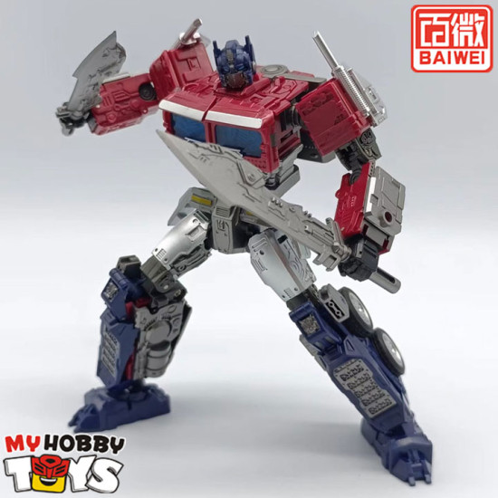 BAIWEI Transformers TW1027 Commander ( KO Oversize and modify Lemontree Optimus Prime + Weapon ) TW-1027