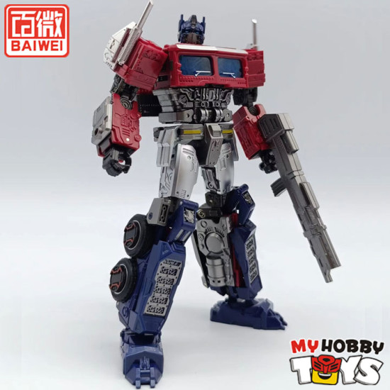 BAIWEI Transformers TW1027 Commander ( KO Oversize and modify Lemontree Optimus Prime + Weapon ) TW-1027