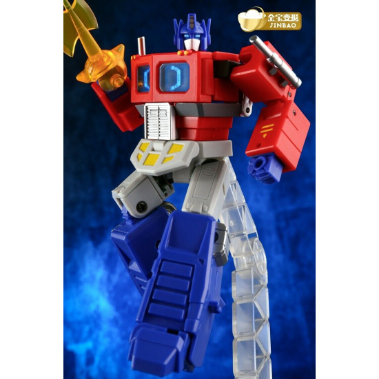 JinBao Transformers Robot - DF04 Optimus Prime with Trailer ( KO OVERSIZED DX9 Dutch )