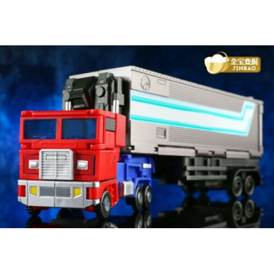 JinBao Transformers Robot - DF04 Optimus Prime with Trailer ( KO OVERSIZED DX9 Dutch )