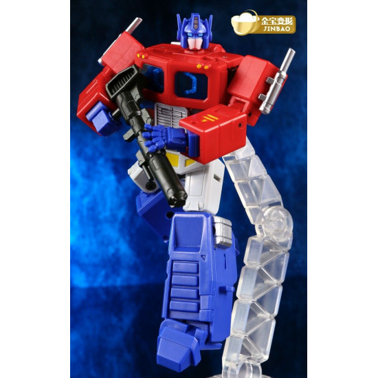 JinBao Transformers Robot - DF04 Optimus Prime with Trailer ( KO OVERSIZED DX9 Dutch )