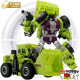 JinBao Transformable Robot - OVERSIZED GT Devastator Combiners Complete Set of 6 Robots ( G1 Green Color Version )