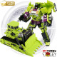 JinBao Transformable Robot - OVERSIZED GT Devastator Combiners Complete Set of 6 Robots ( G1 Green Color Version )