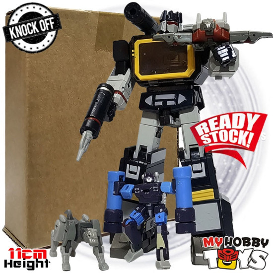4th Party Transformers - SD01 SD-01 Soundwave cw 3 Tapes , Slightly Oversize KO Newage NA H21