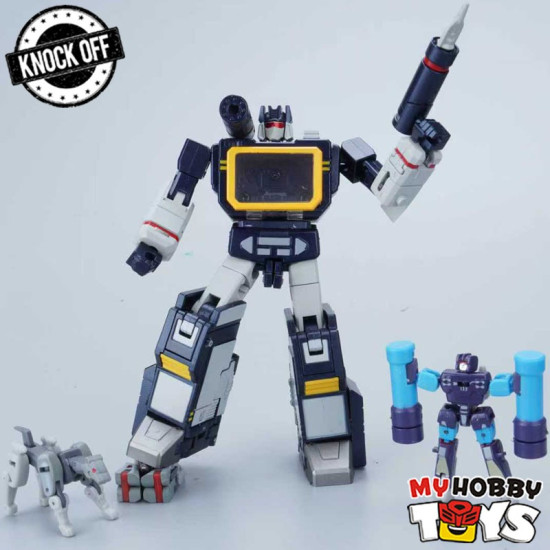 4th Party Transformers - SD01 SD-01 Soundwave cw 3 Tapes , Slightly Oversize KO Newage NA H21