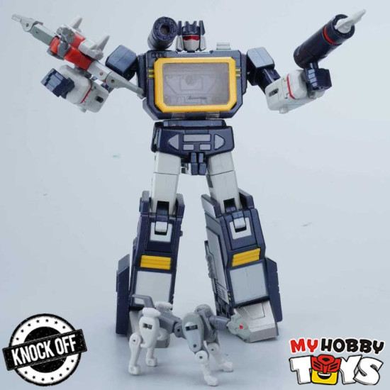 4th Party Transformers - SD01 SD-01 Soundwave cw 3 Tapes , Slightly Oversize KO Newage NA H21