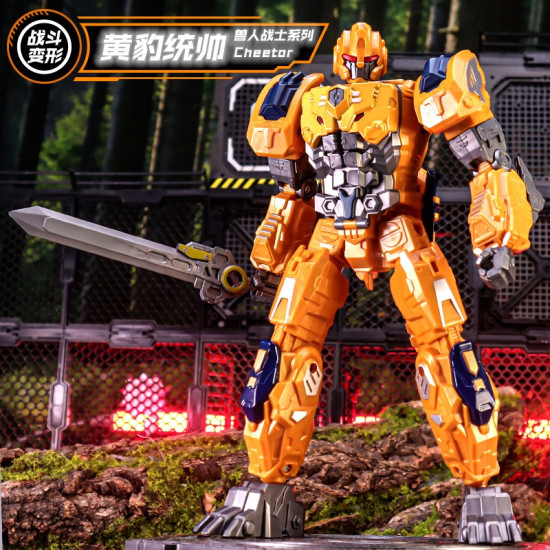 LiJiang Transformers - Cheetah Animal Mecha ( 24cm Height Third Party Rise of the Beasts Cheetor ) Li Jiang