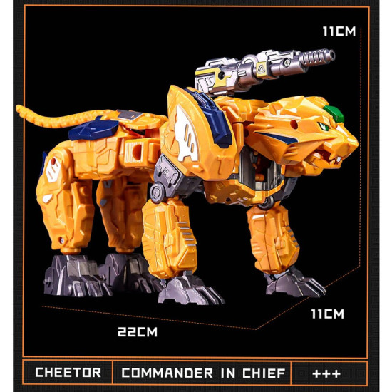 LiJiang Transformers - Cheetah Animal Mecha ( 24cm Height Third Party Rise of the Beasts Cheetor ) Li Jiang