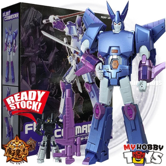 MHZ Toys Transformers - MH01B Fleet Commander , Cyclonus ( KO Fans Toys FT-29 Quietus) MH-01B