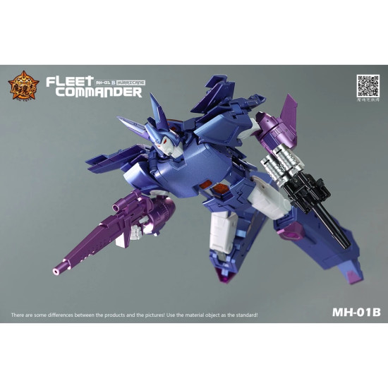 MHZ Toys Transformers - MH01B Fleet Commander , Cyclonus ( KO Fans Toys FT-29 Quietus) MH-01B
