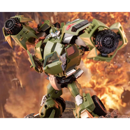 KO Transformable Robot -  AC01 Arms Iron Model-Level Deformation Toys ( TFP Bulkhead With Upgrade Kits ) Prime AC-01