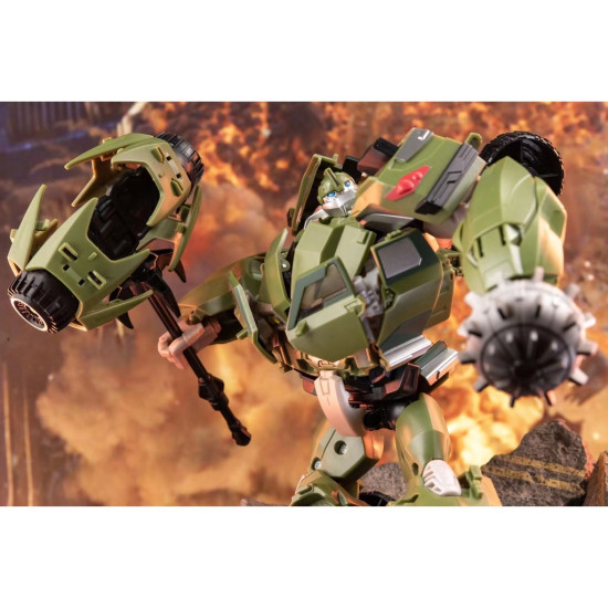 KO Transformable Robot -  AC01 Arms Iron Model-Level Deformation Toys ( TFP Bulkhead With Upgrade Kits ) Prime AC-01