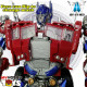 Aoyi Tabo Transformers - HMK-09C H6003-6 Oversize Evasion Mode Optimus Prime ( Flat Head ) Movie Black Mamba 30cm